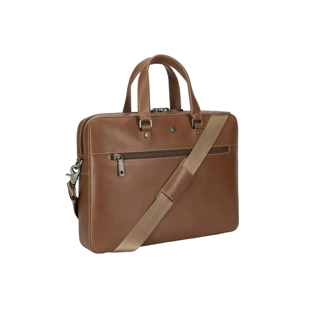 Jekyll & Hide Slim Zip Top Briefcase