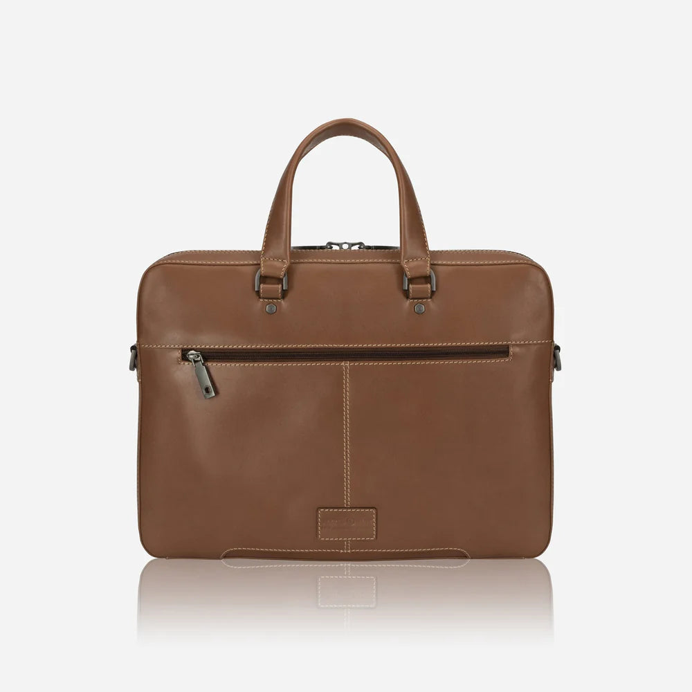 Jekyll & Hide Slim Zip Top Briefcase