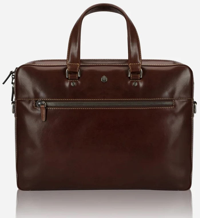 Jekyll & Hide Slim Zip Top Briefcase