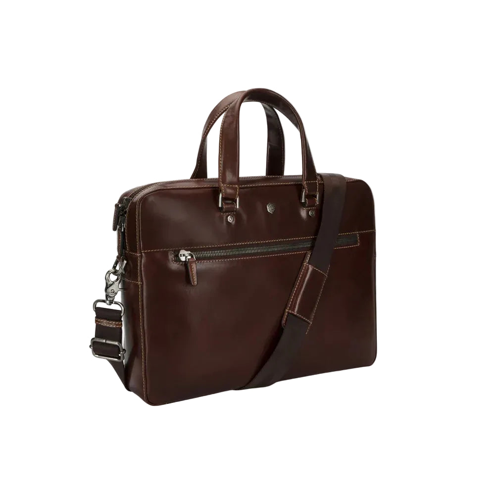 Jekyll & Hide Slim Zip Top Briefcase