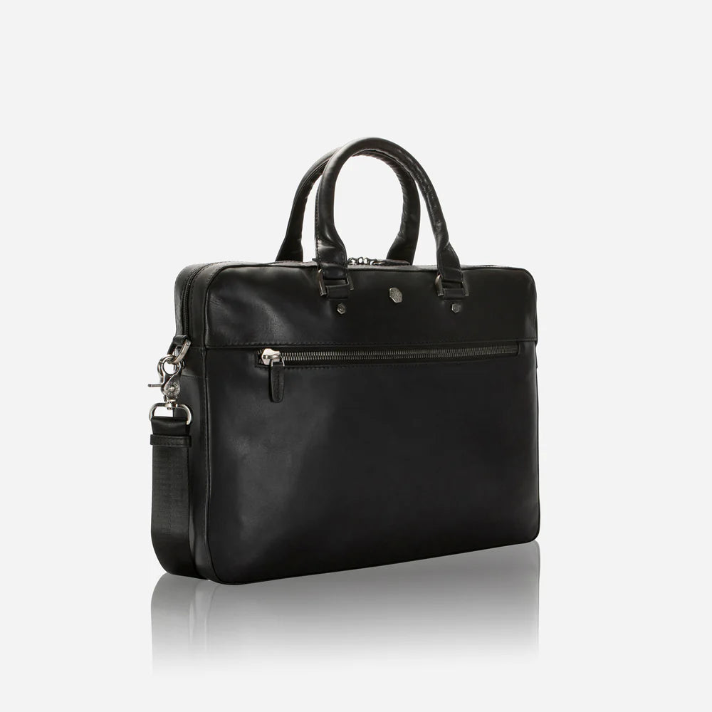 Jekyll & Hide Slim Zip Top Briefcase