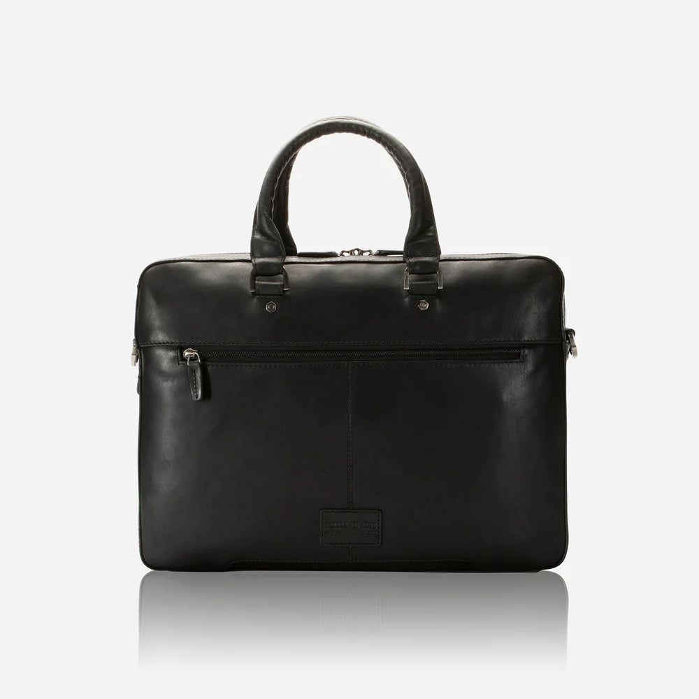 Jekyll & Hide Slim Zip Top Briefcase