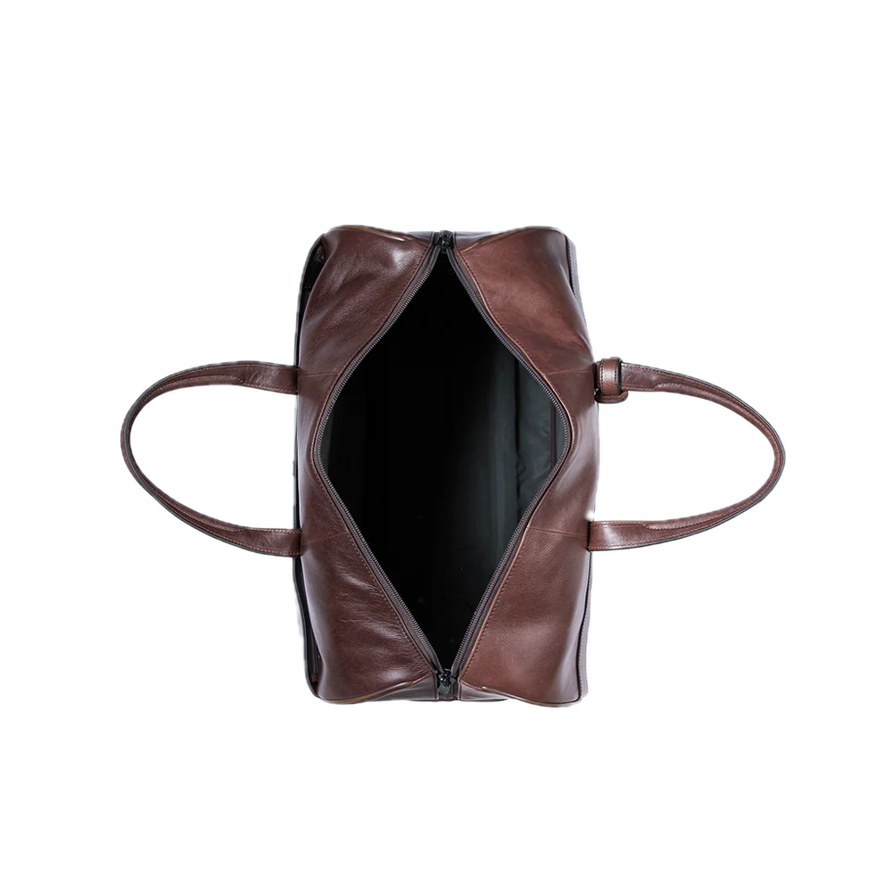 Brando Winchester Leather Duffel Bag with Wheels