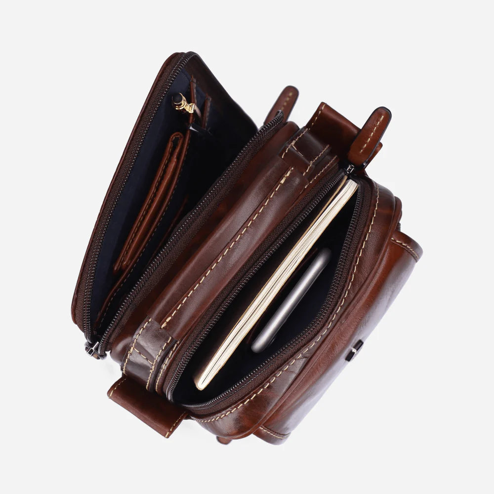 Jekyll & Hide Mens Detailed Crossbody Bag