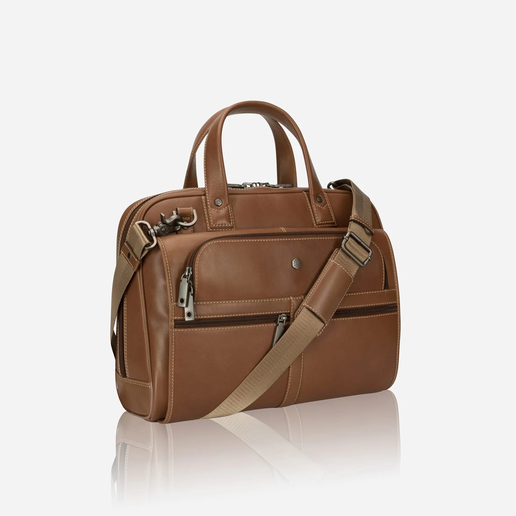 Jekyll & Hide Large Multi Compartment Briefcase