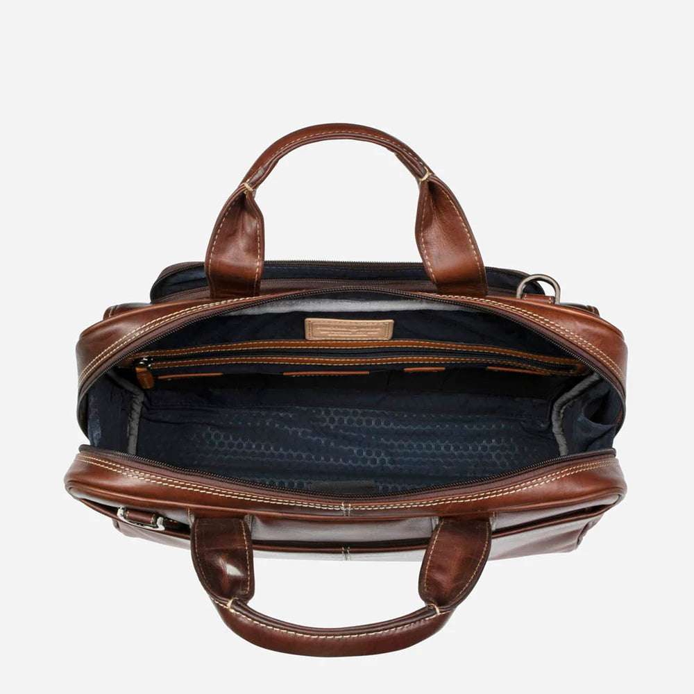 Jekyll & Hide Large Multi Compartment Briefcase