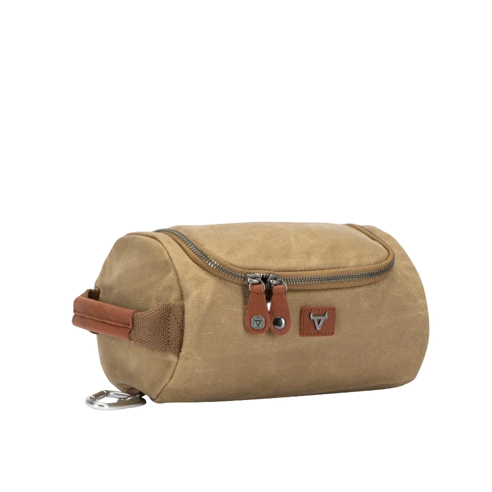 Brando Canvas Washbag | Khaki