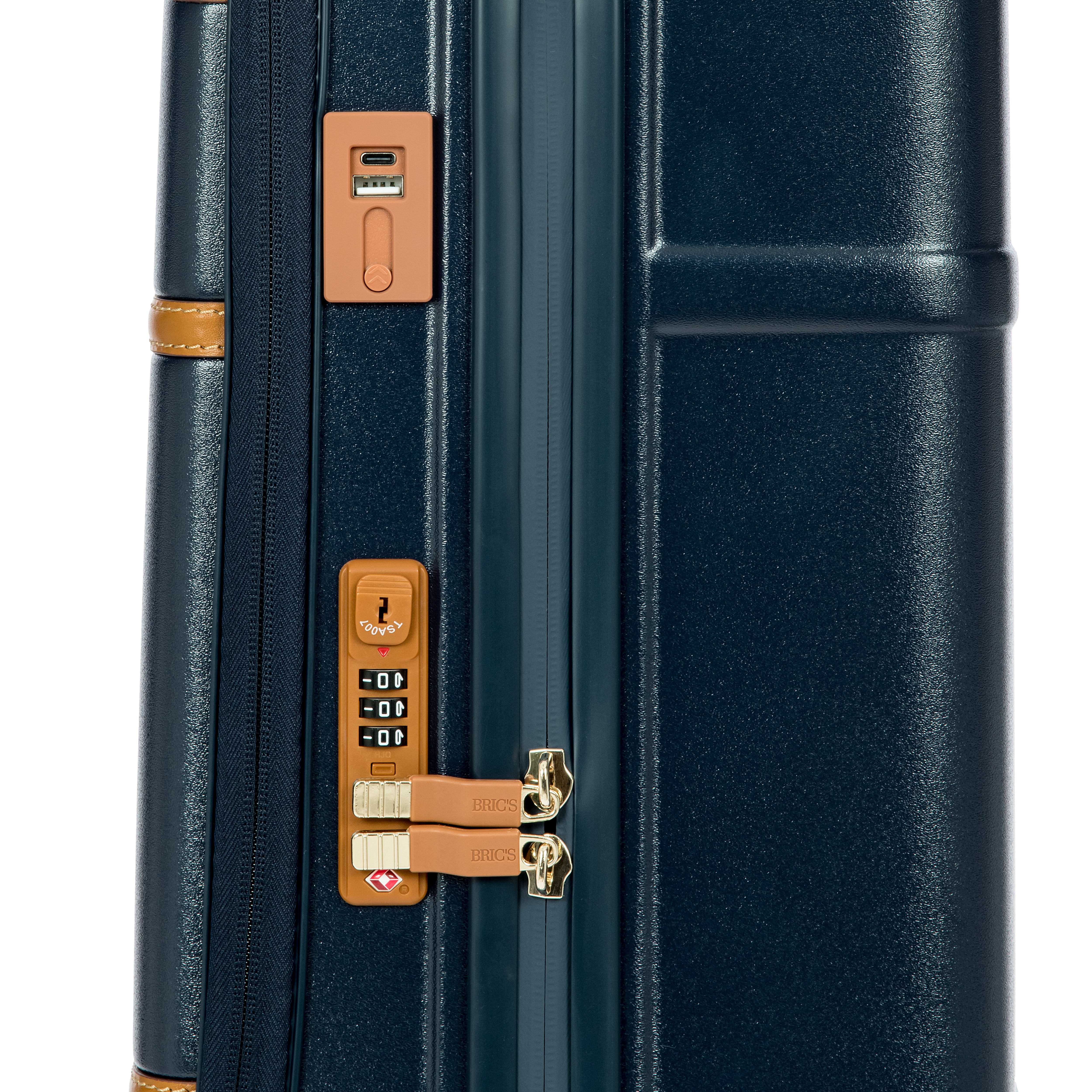 Brics Bellagio 55cm Carry On Spinner with Front Pocket | Dark Blue