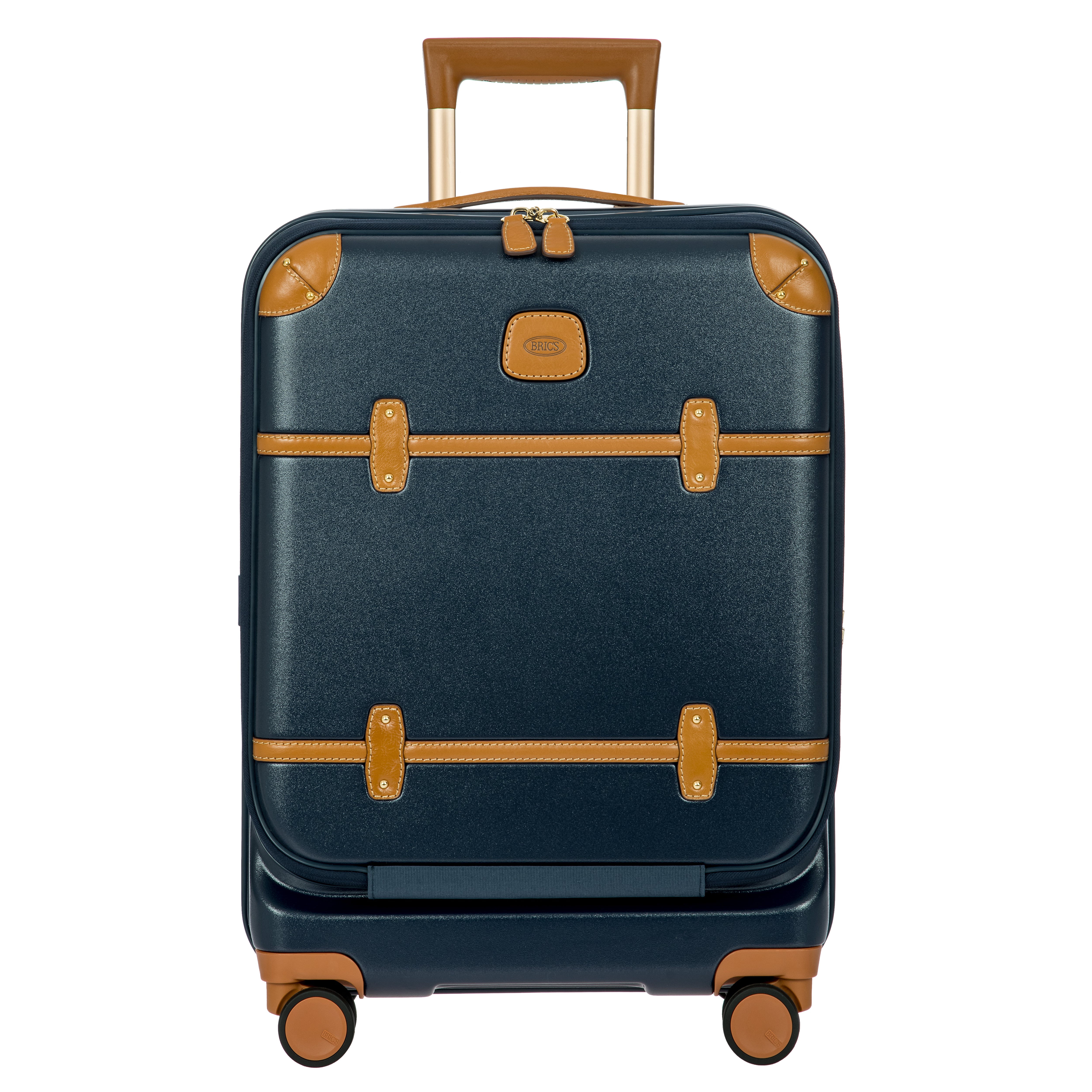 Brics Bellagio 55cm Carry On Spinner with Front Pocket | Dark Blue