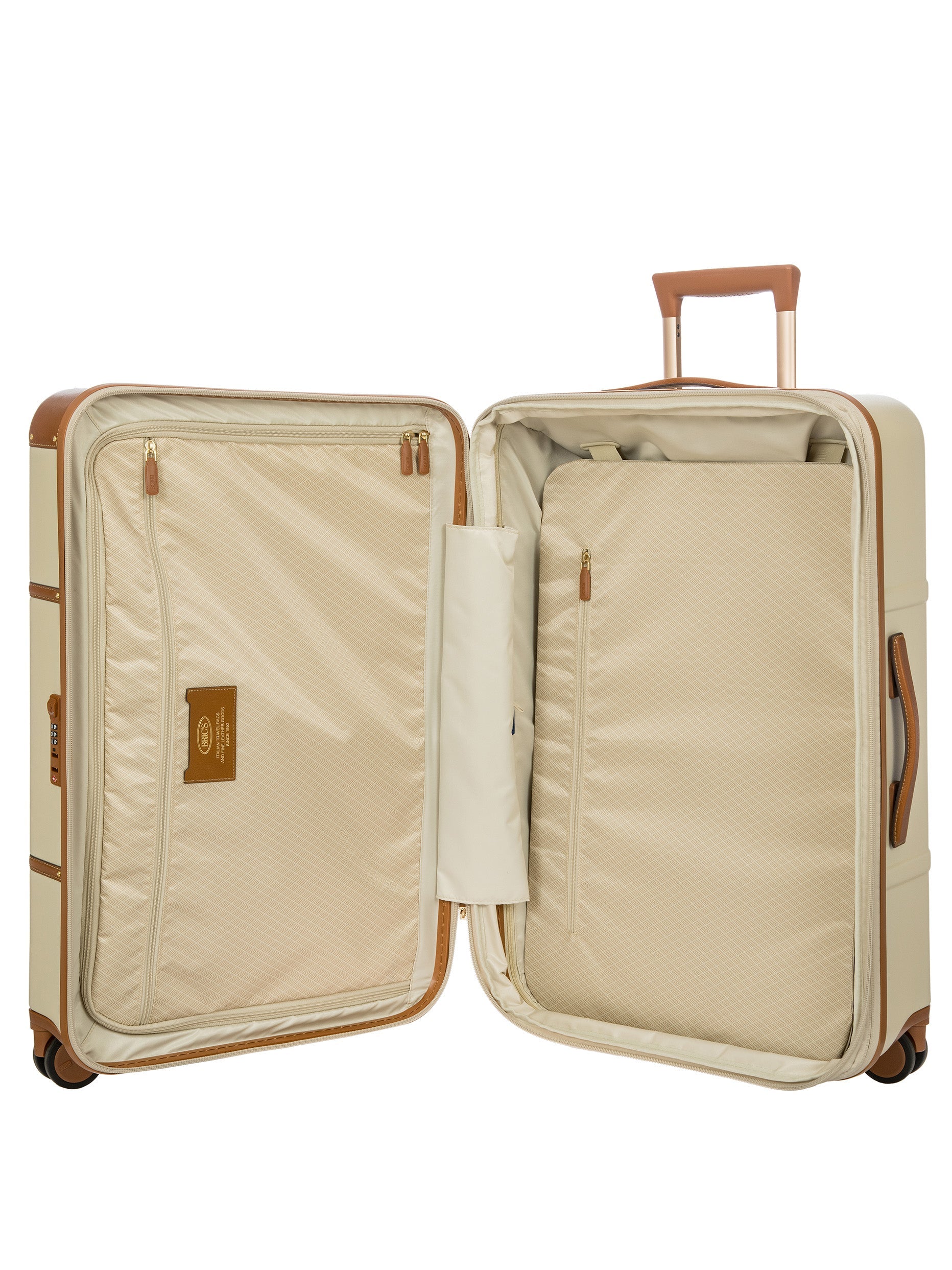 Brics Bellagio Medium Polycarbonate Trolley Suitcase 014-Cream