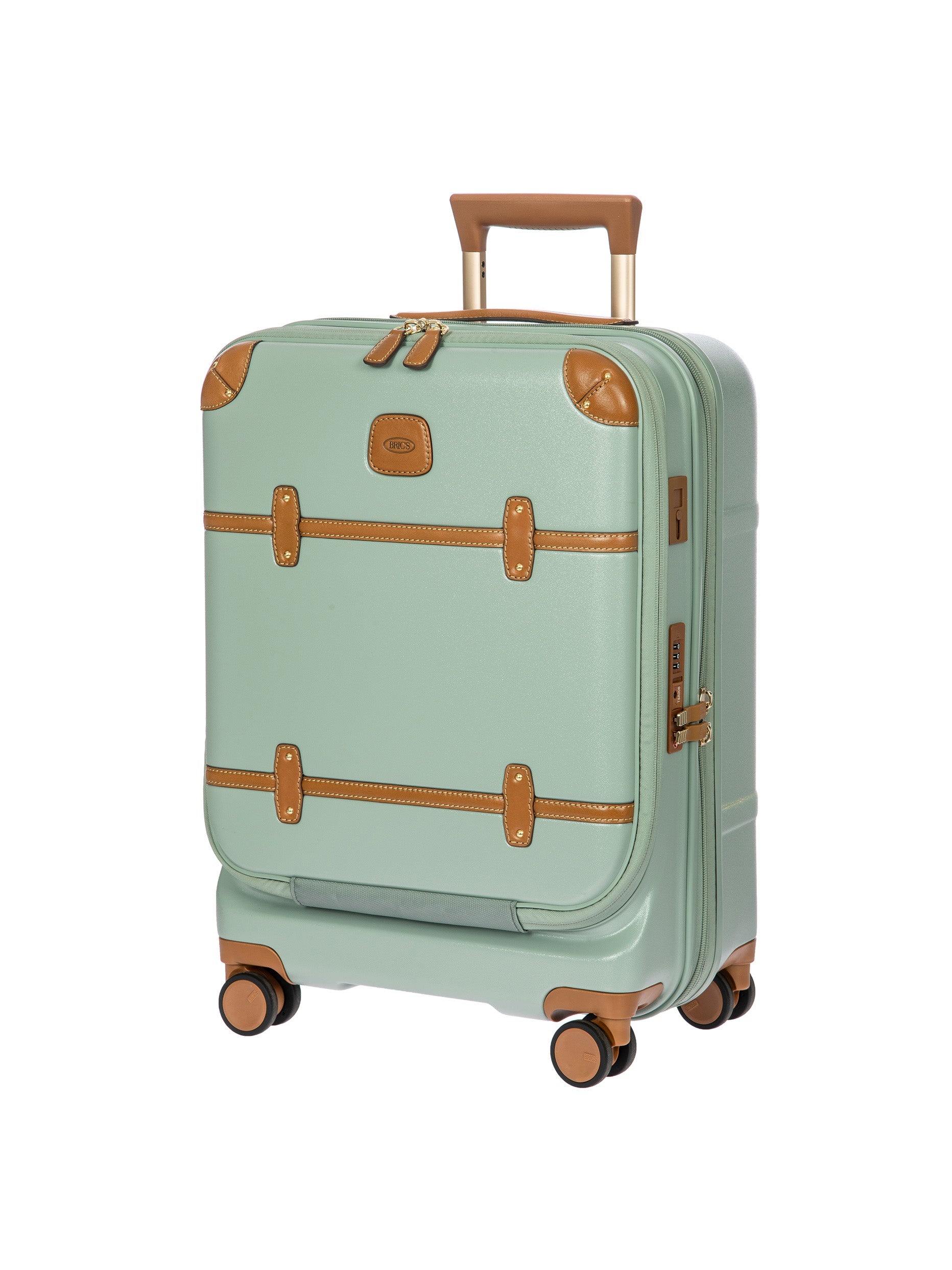 Bric's Bellagio Business Cabin Trolley With Device Compartment Cream