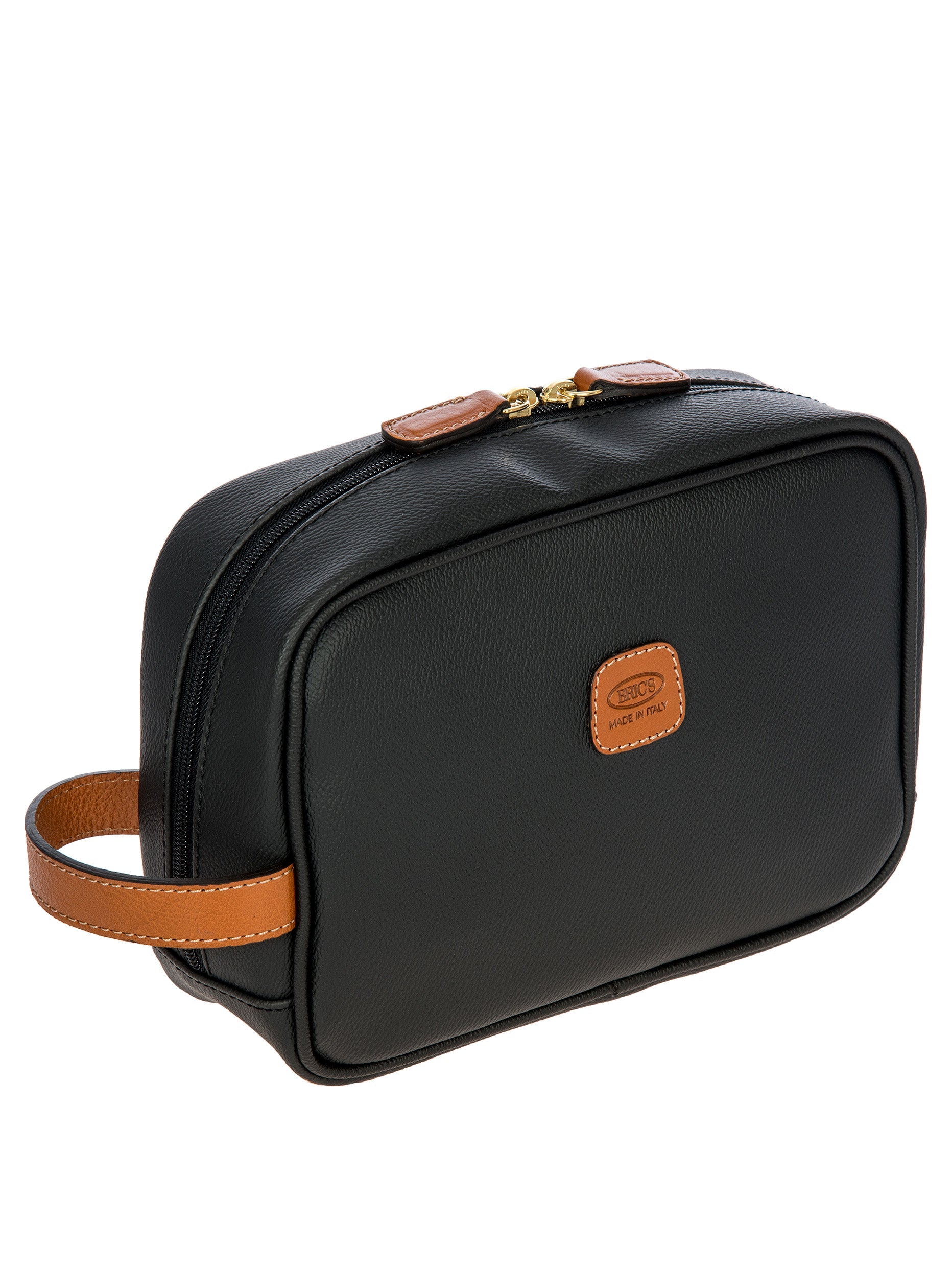 Brics Firenze Necessaire Toiletry Bag Embossed Synthetic Leather