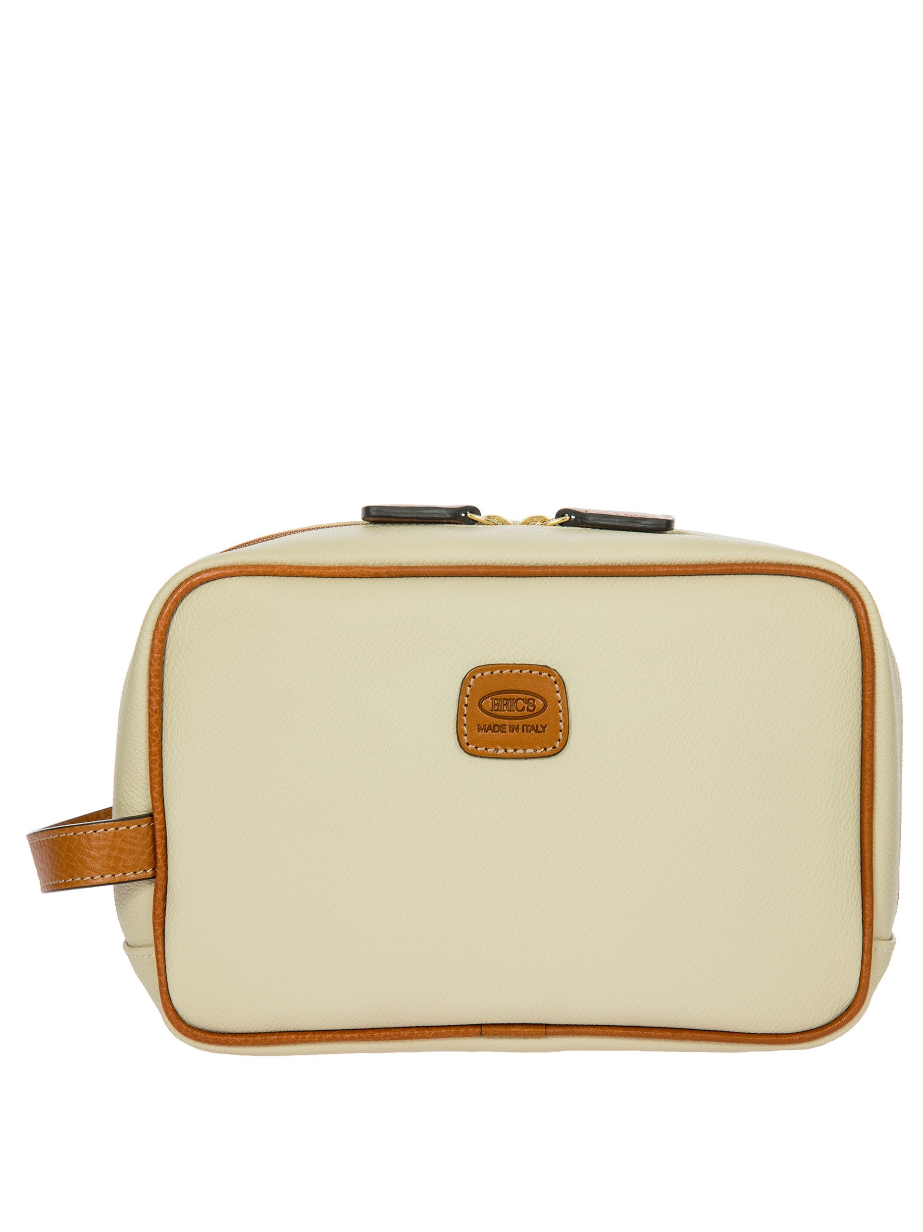Brics Firenze Necessaire Toiletry Bag Embossed Synthetic Leather