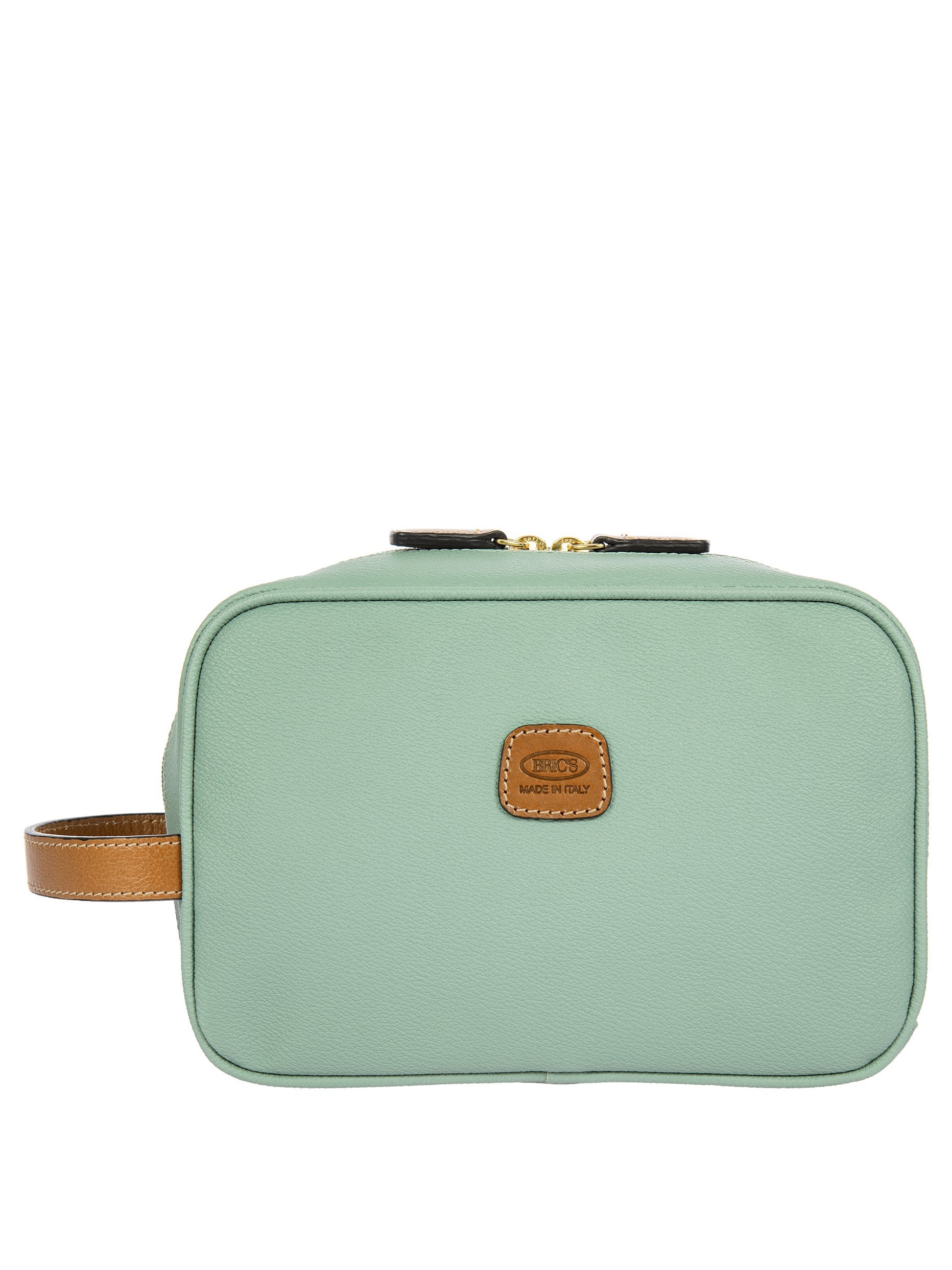 Brics Firenze Necessaire Toiletry Bag Embossed Synthetic Leather
