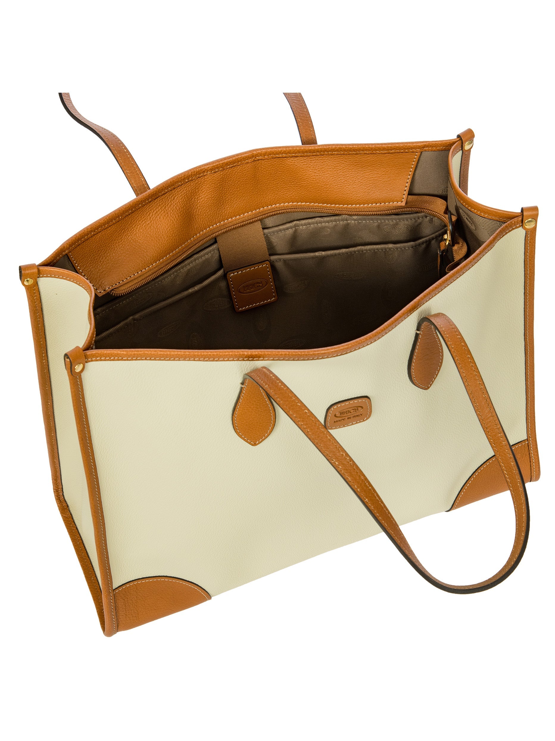 Bric's Firenze Medium Opera Shoulder Bag Embossed Leather