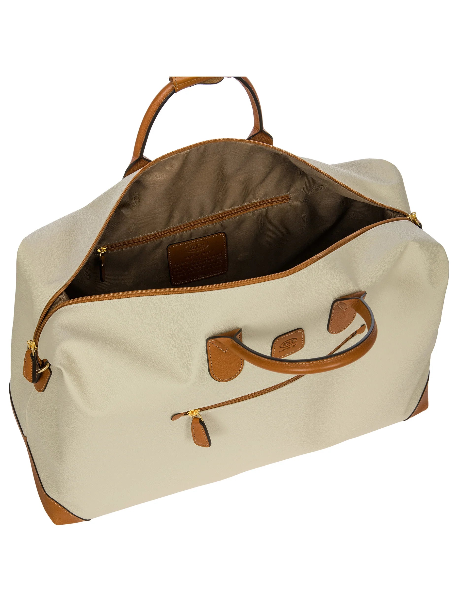 Bric's Firenze 55cm Cabin Carry-On Duffel Bag | Cream