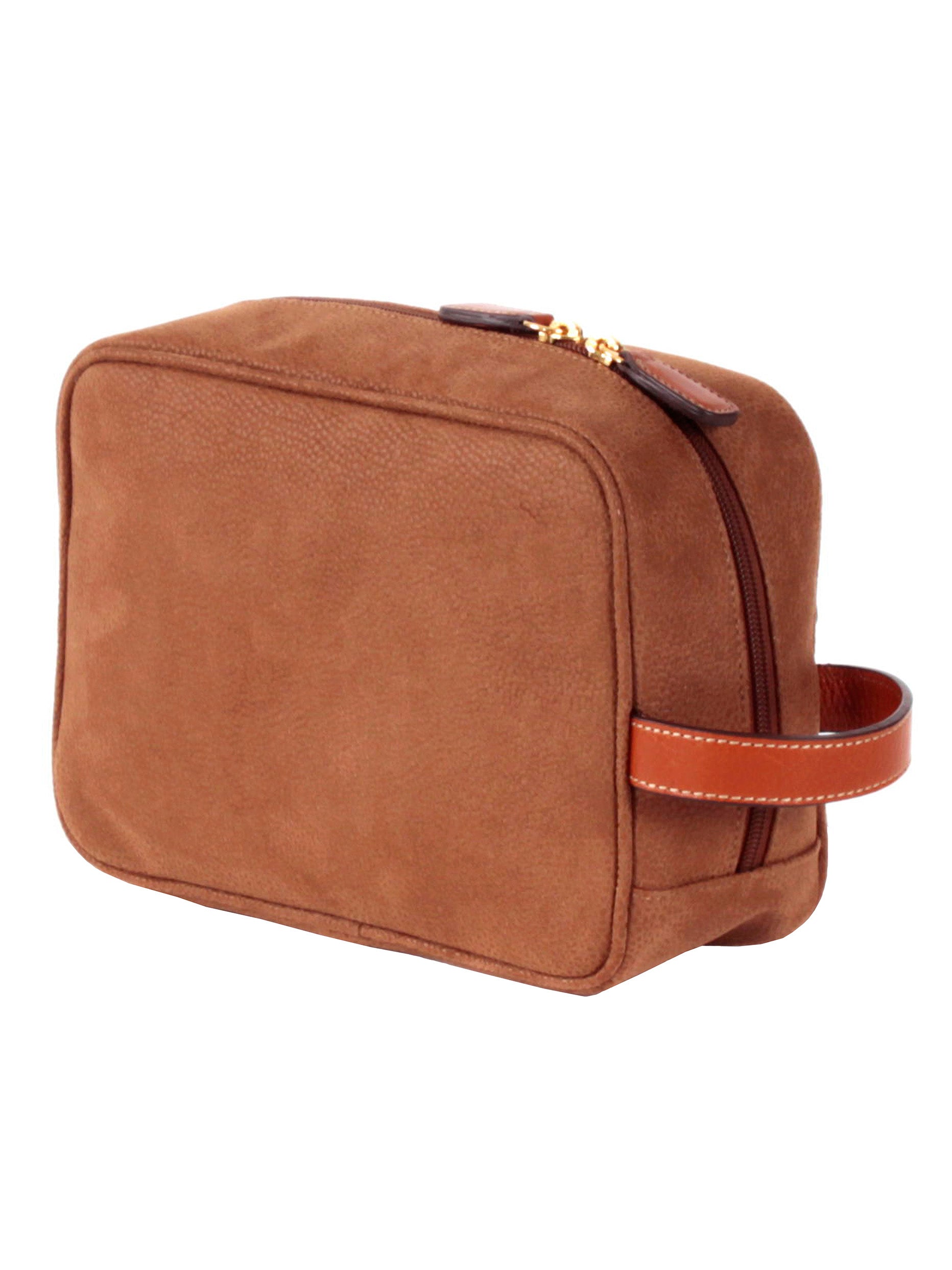 Brics Life Necessaire Toiletry Bag Suede Effect Design