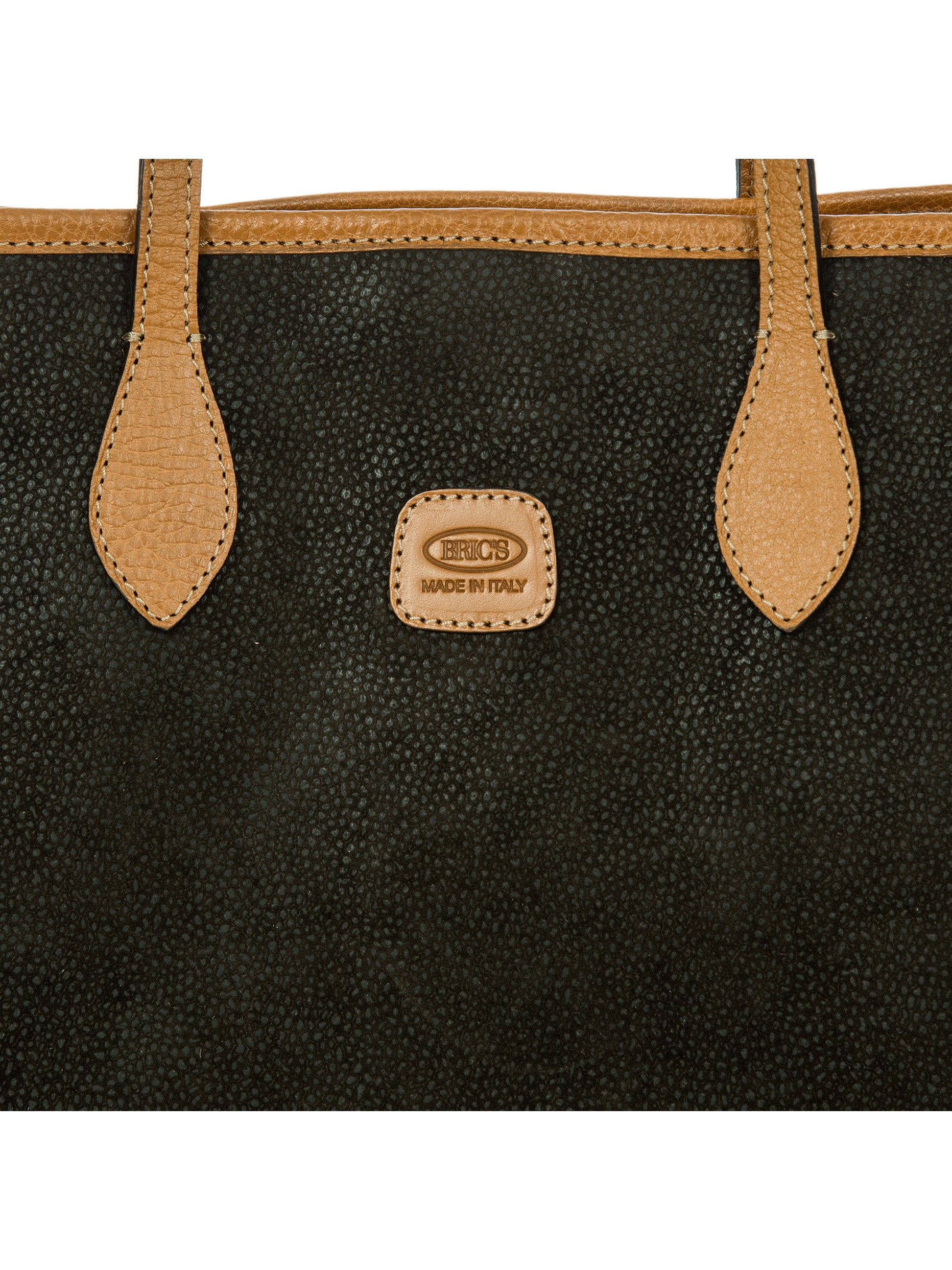 Brics Life Medium Opera Bag Waterproof Suede Effect Handbag