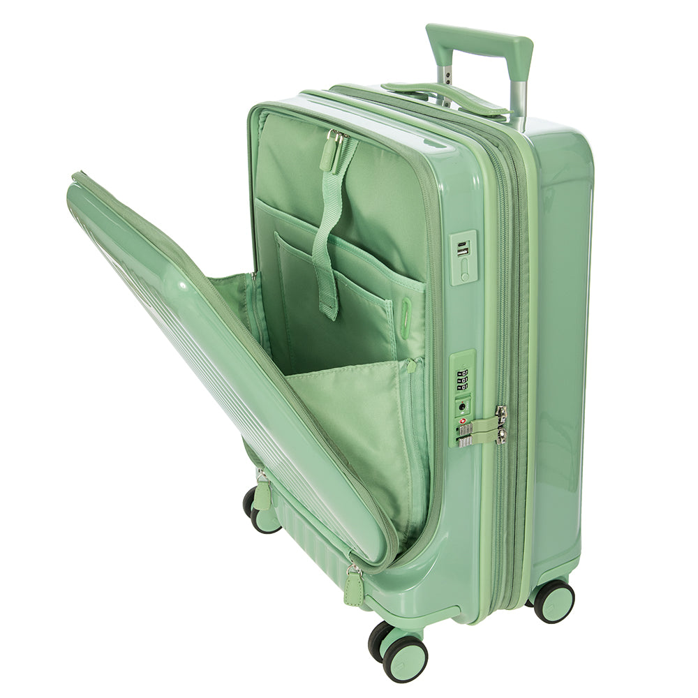 Brics Positano 55cm Cabin Spinner (4 wheels) Mint Green