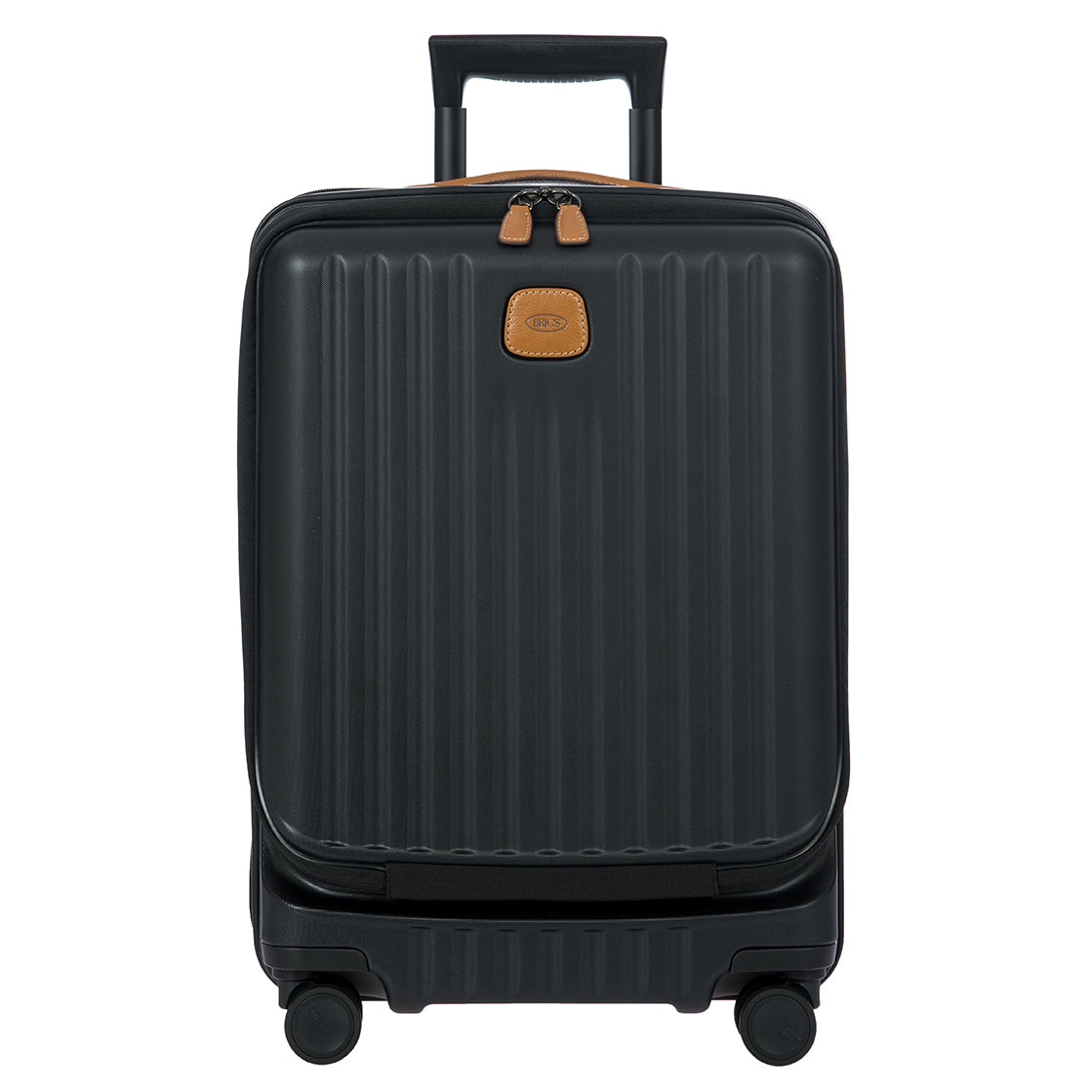 Bric's Capri 55cm Trolley Spinner with Front Pocket | Black