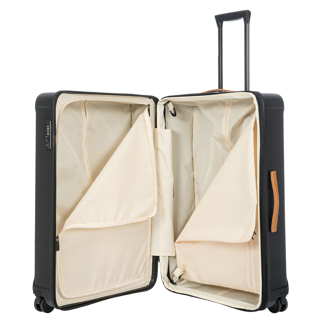 Brics Capri Spinner (4 wheels) black 78cm| Black