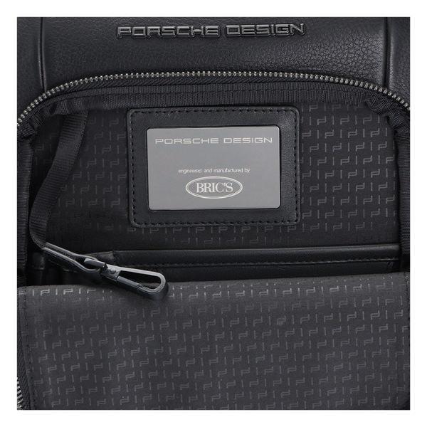 Porsche Design Roadster Leather Shoulder Bag | Black