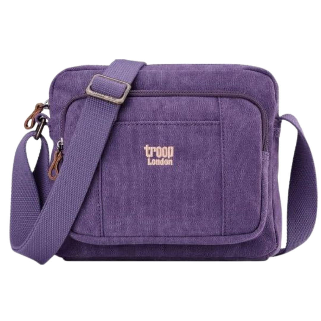 Troop London Organic Cotton Shoulder Small | Purple
