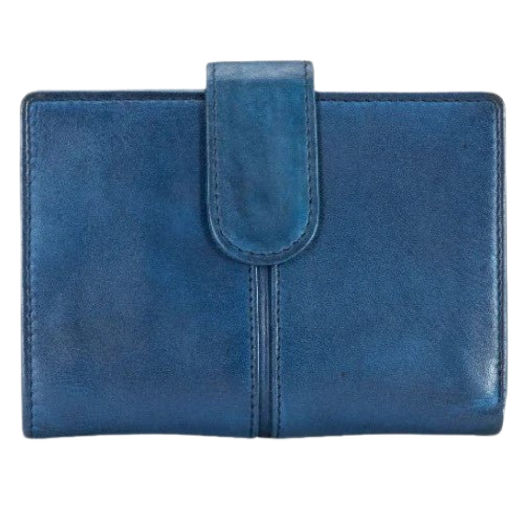 Brando Seymour Loren Medium Purse With Tab Closure | Cobalt