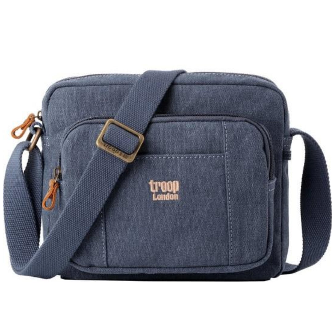 Troop London Organic Cotton Shoulder Small | Blue