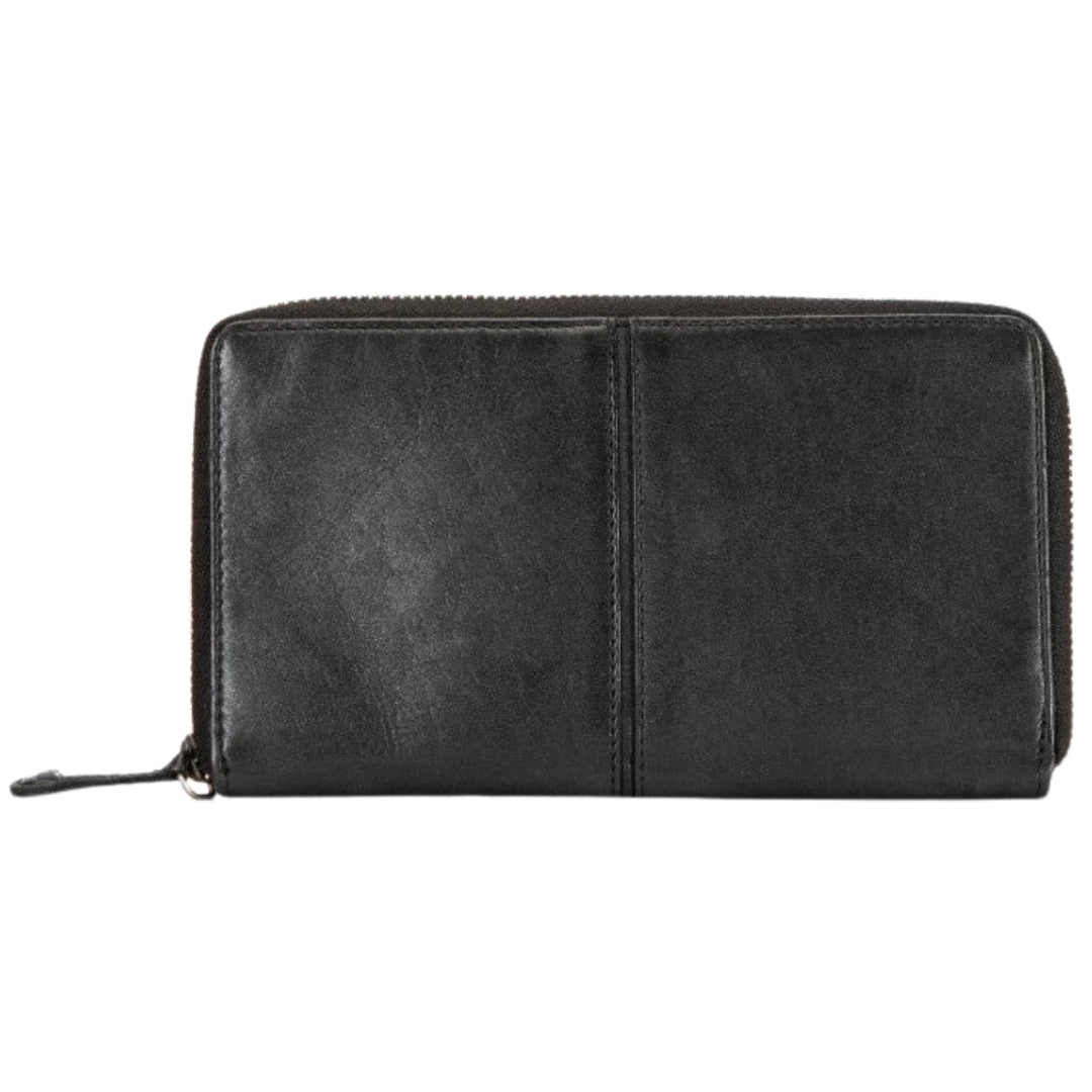 Brando Seymour Davis Large Zip Around Purse | Black