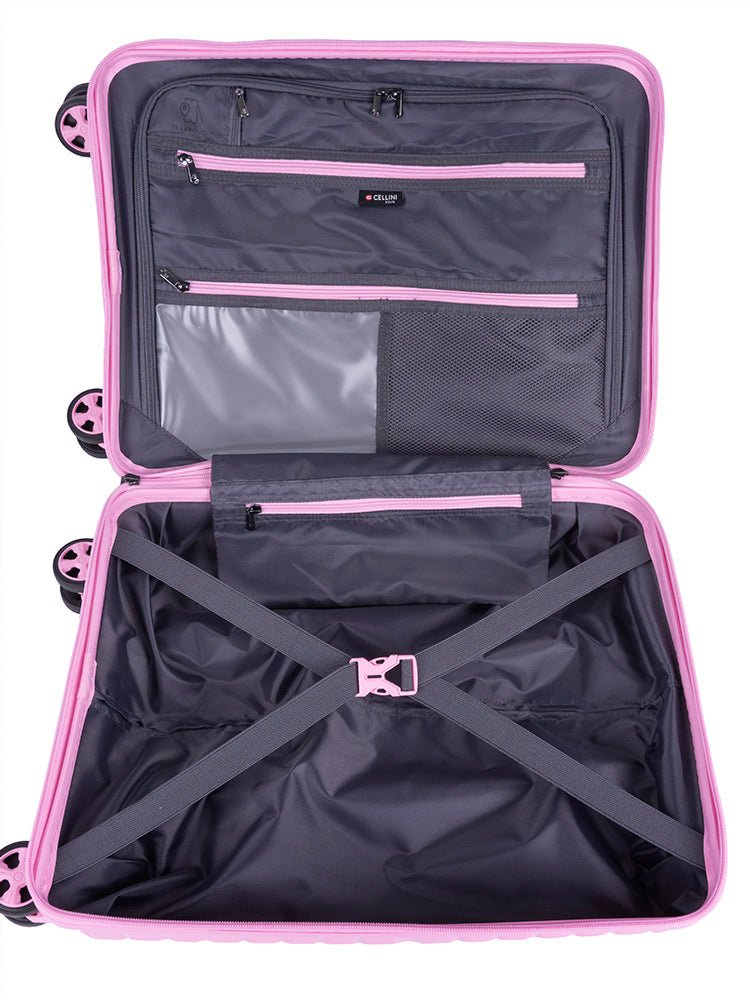 Cellini Bizlite Soft Front Trolley Carry-On Business Case | Pink - iBags - Luggage & Leather Bags