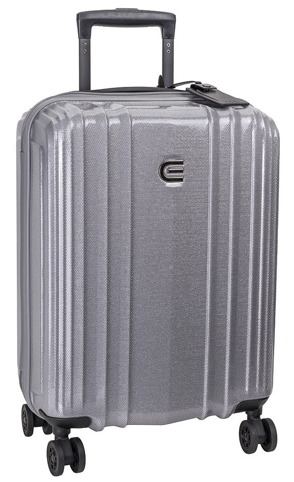Cellini Compolite 4 Wheel Carry On Trolley | Silver - iBags - Luggage & Leather Bags