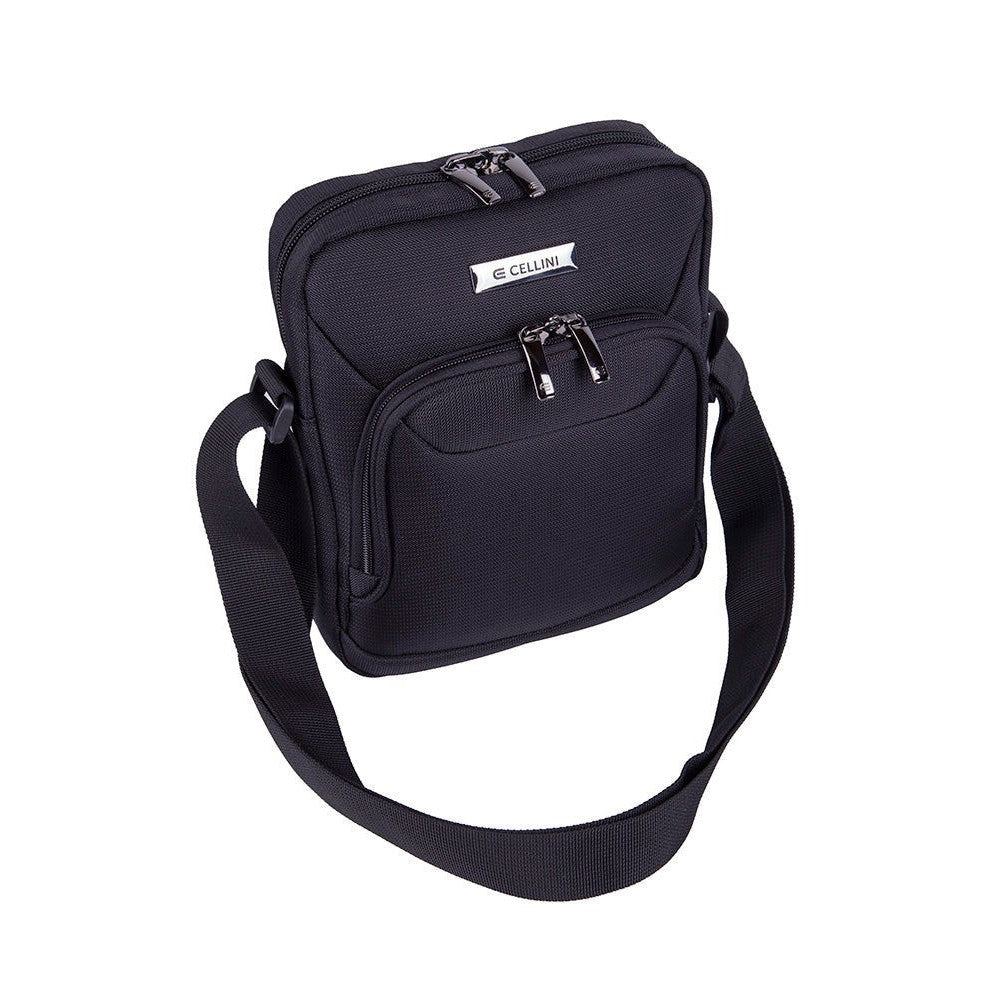 Cellini Optima Sling Bag | Black - iBags - Luggage & Leather Bags