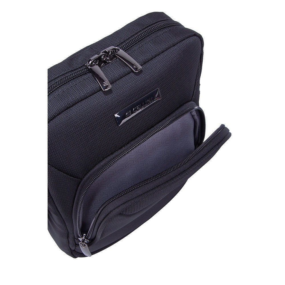 Cellini Optima Sling Bag | Black - iBags - Luggage & Leather Bags