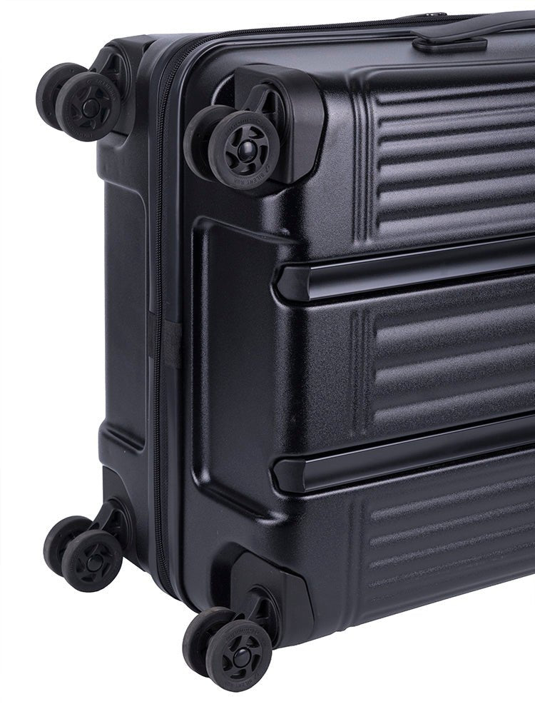 Cellini Versa Medium 4 Wheel Trolley Case | Black - iBags - Luggage & Leather Bags