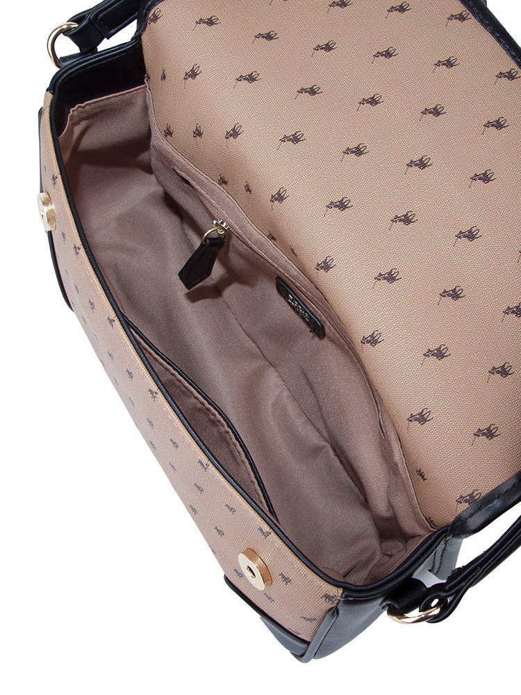 Polo Parker Flapover Baguette | Camel - iBags - Luggage & Leather Bags