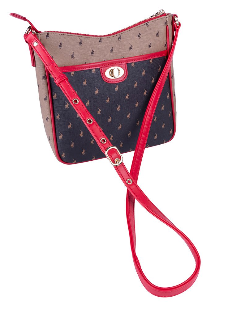 Polo Peninsula Crossbody | Red - iBags - Luggage & Leather Bags