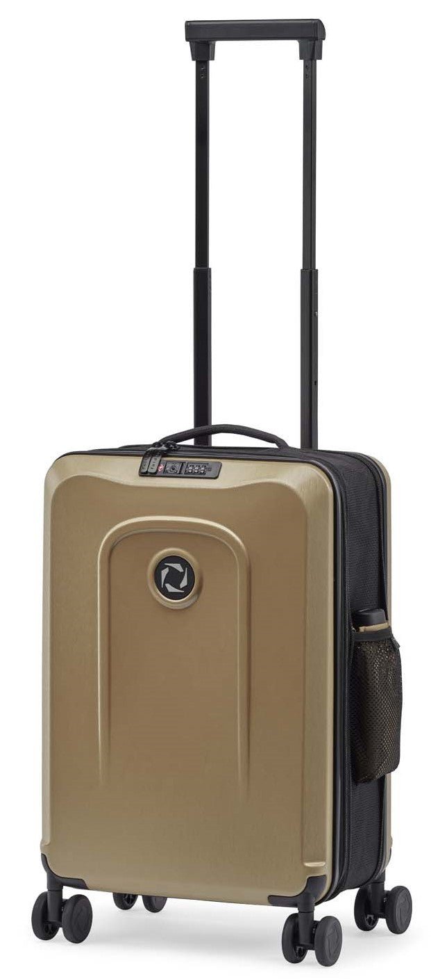 Senz° Foldaway Carry On Trolley | Champagne Brown - iBags - Luggage & Leather Bags