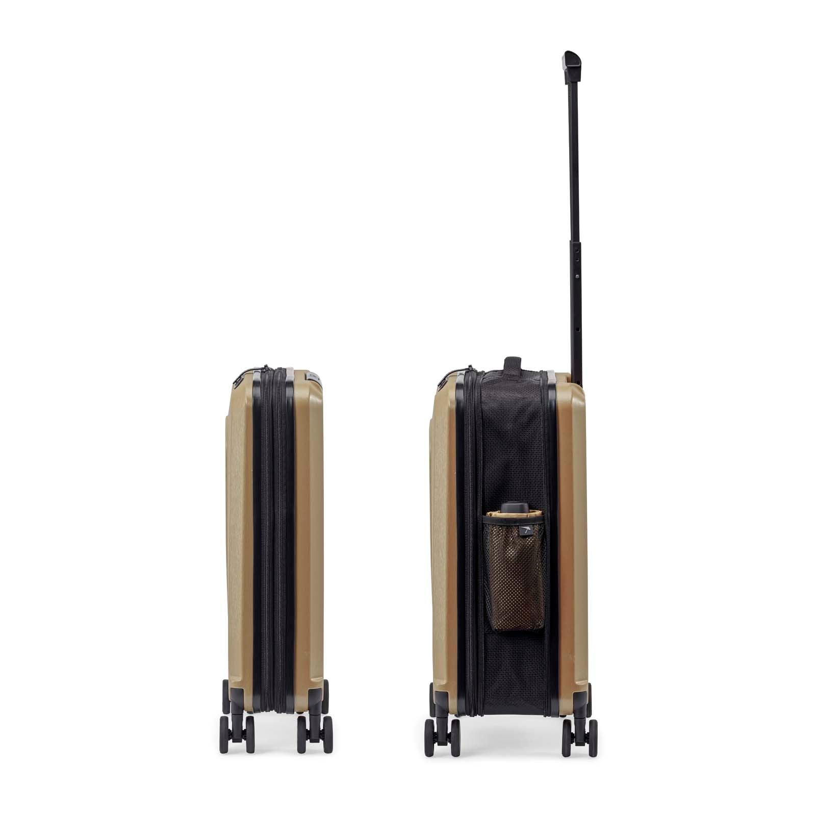 Senz° Foldaway Carry On Trolley | Champagne Brown - iBags - Luggage & Leather Bags