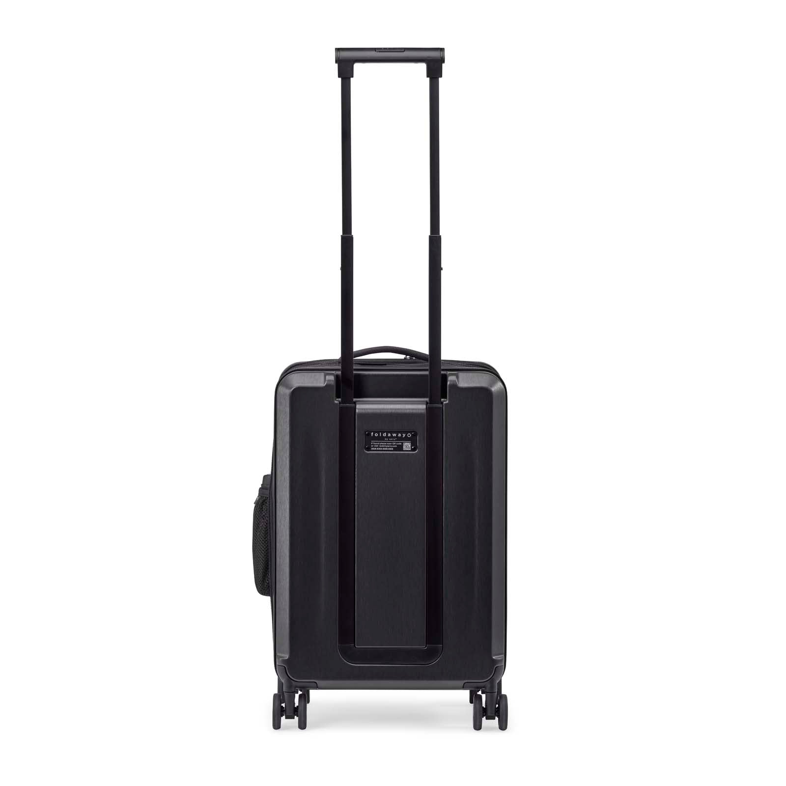 Senz° Foldaway Carry On Trolley | Pure Black - iBags - Luggage & Leather Bags