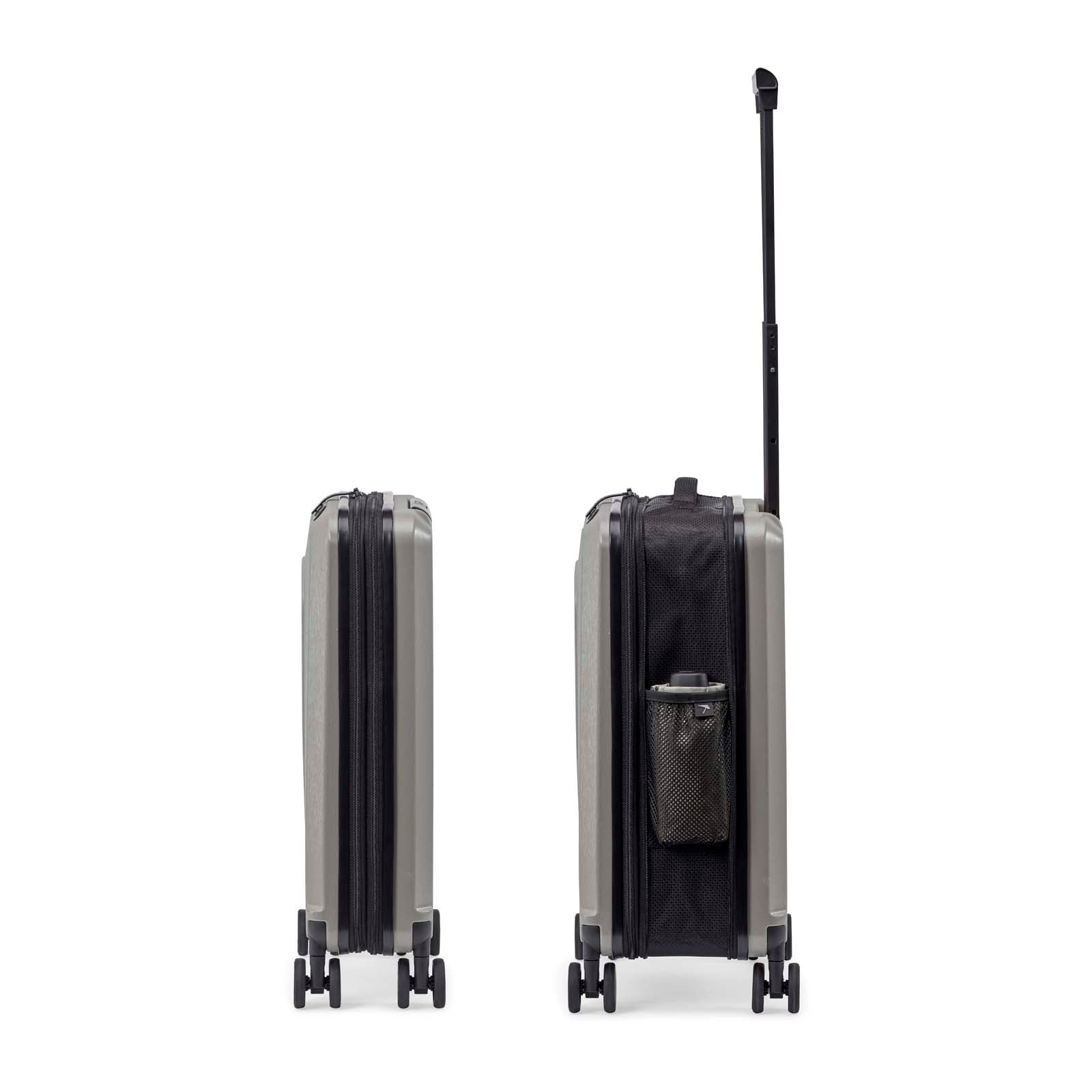 Senz° Foldaway Carry On Trolley | Silk Grey - iBags - Luggage & Leather Bags