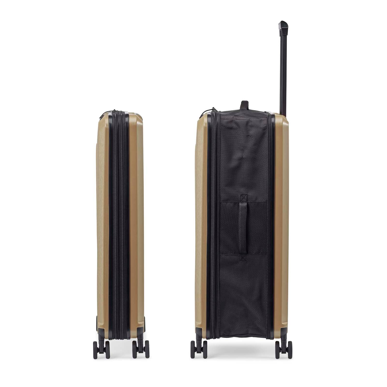Senz° Foldaway Large Check In Trolley | Champagne Brown - iBags - Luggage & Leather Bags