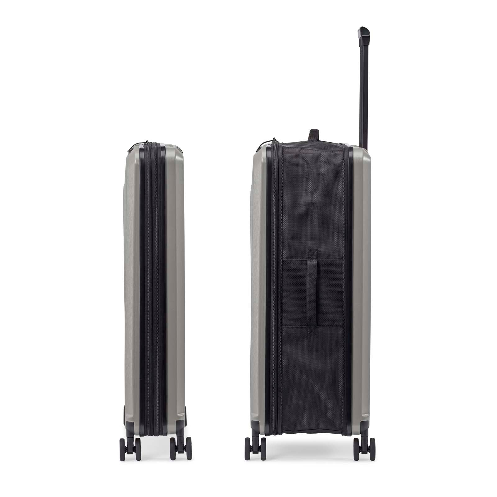 Senz° Foldaway Large Check In Trolley | Silk Grey - iBags - Luggage & Leather Bags