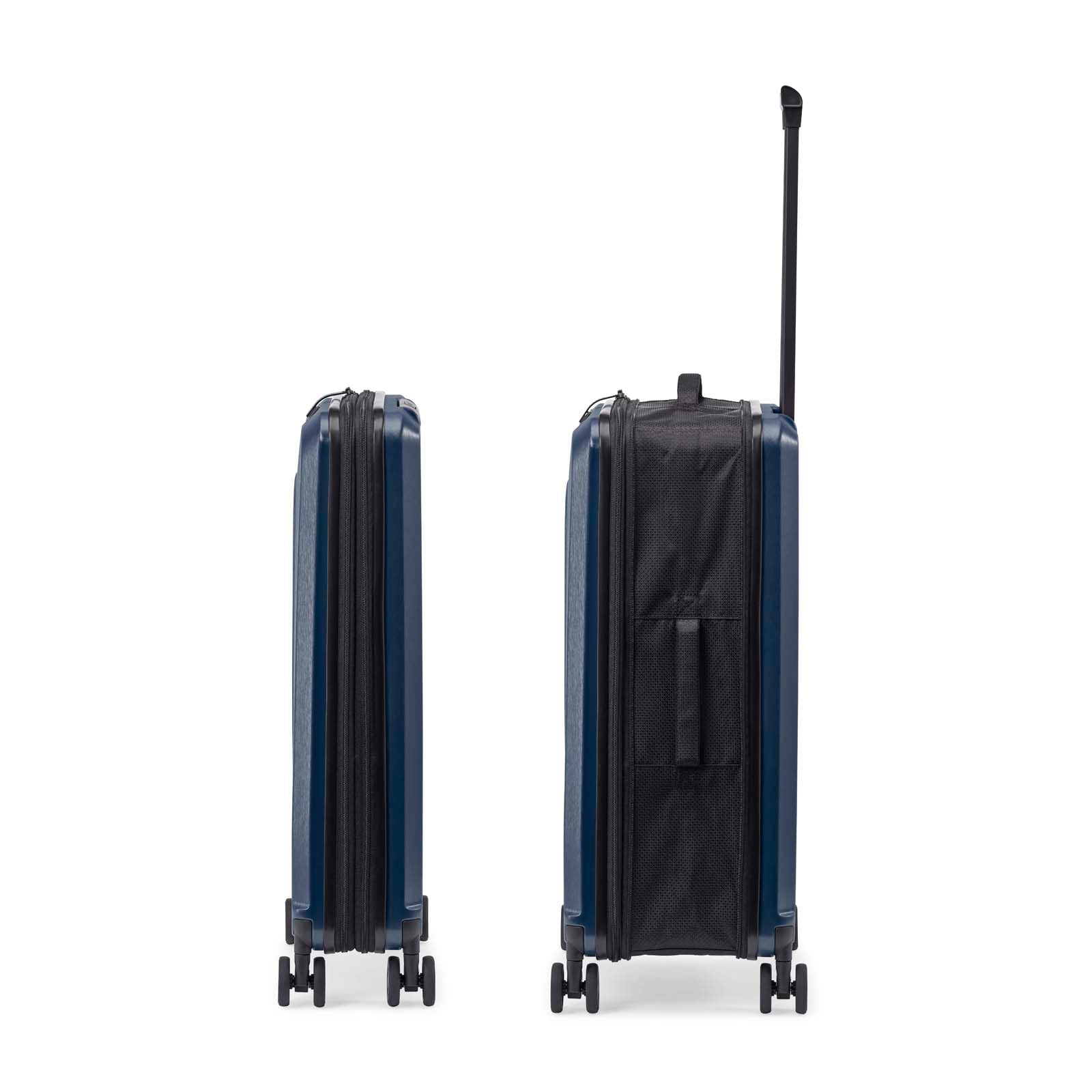Senz° Foldaway Medium Check In Trolley | Midnight Blue - iBags - Luggage & Leather Bags