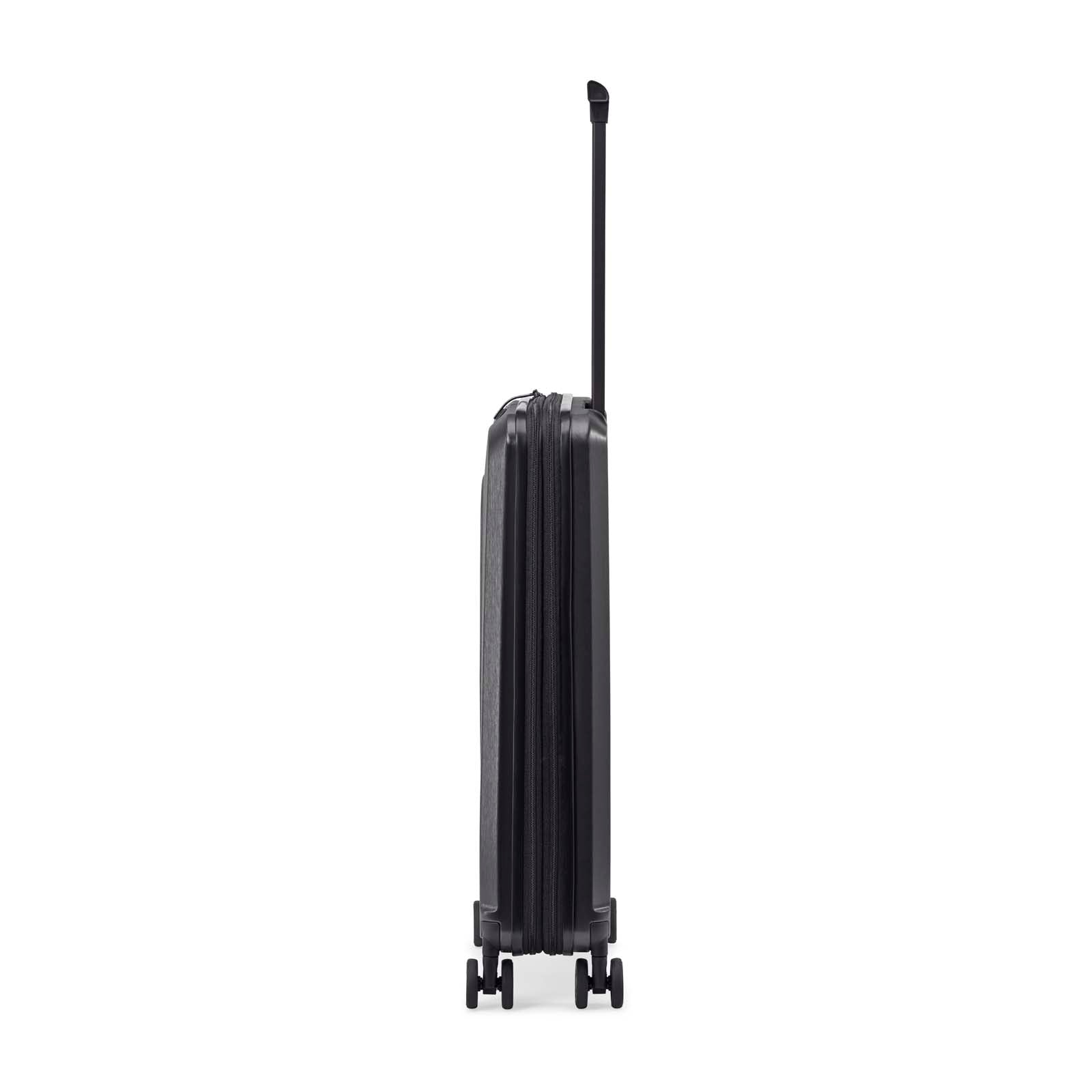 Senz° Foldaway Medium Check In Trolley | Pure Black - iBags - Luggage & Leather Bags