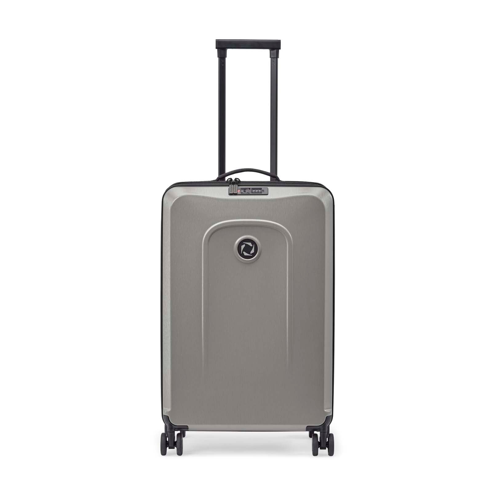 Senz° Foldaway Medium Check In Trolley | Silk Grey - iBags - Luggage & Leather Bags
