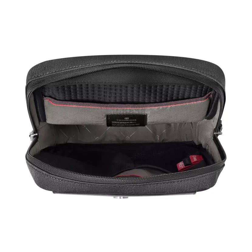 Victorinox 10" Crossbody Shoulder Bag | Grey/Black - iBags - Luggage & Leather Bags