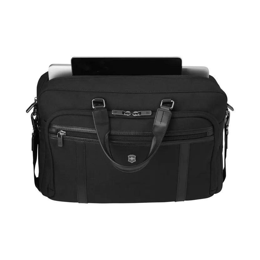 Victorinox Werks Professional 15" Laptop Business Brief | Black - iBags - Luggage & Leather Bags