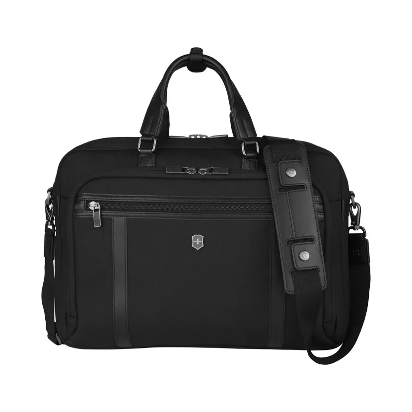 Victorinox Werks Professional 15" Laptop Business Brief | Black - iBags - Luggage & Leather Bags