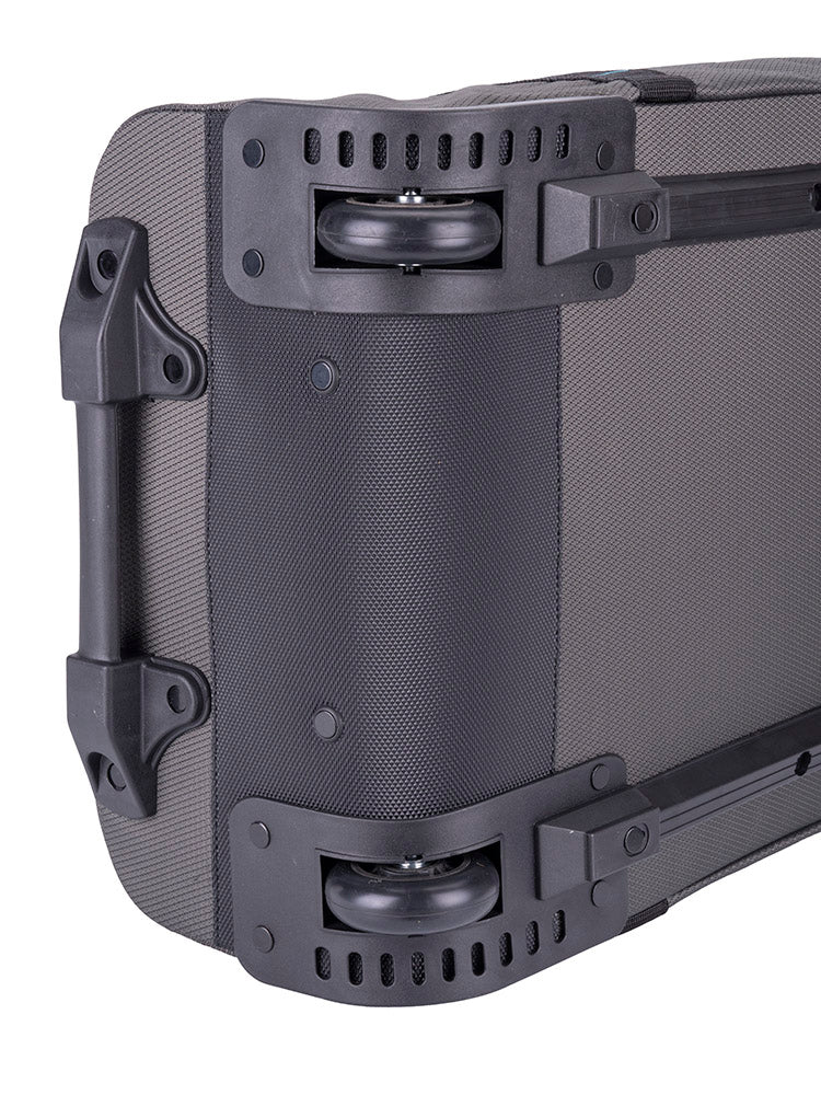 Voyager Trek 2-Wheel Carry-On Trolley Duffel | Granite - iBags - Luggage & Leather Bags